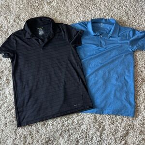 Boys Black and Blue Polo Shirts